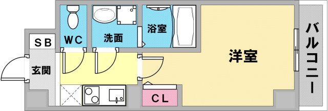 フレアコート甲南の間取り写真