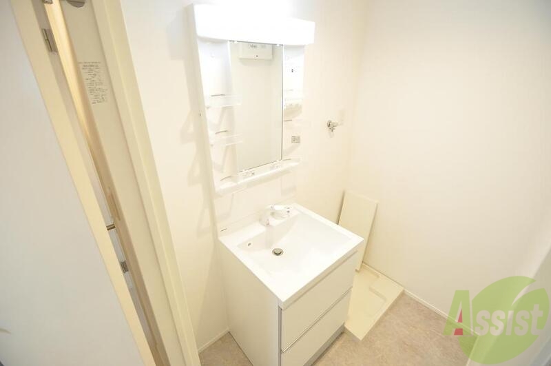 洗面設備　同仕様のお部屋です。