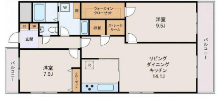 Savoir Ebisの間取り写真