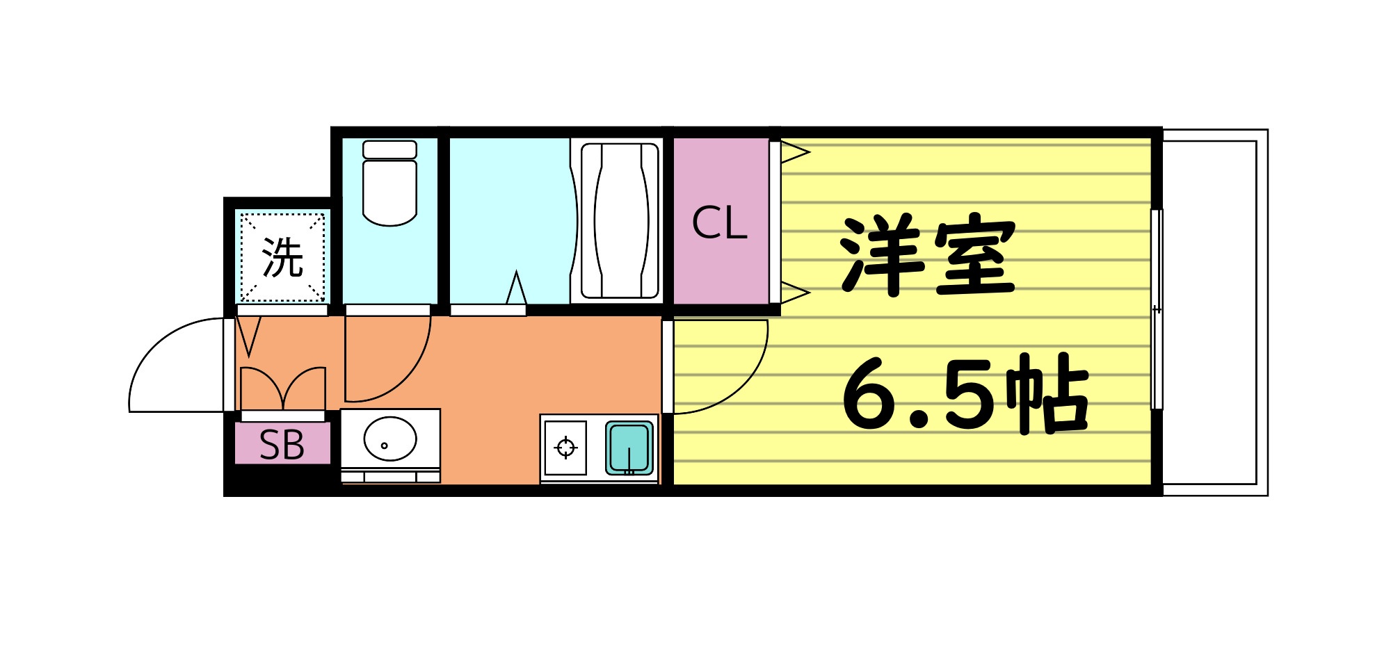 サンアーク深江橋の間取り写真
