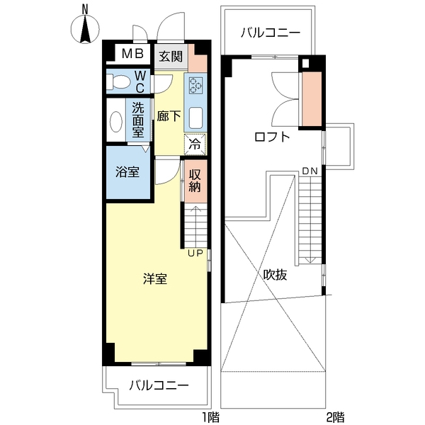チェルキオ長居の間取り写真