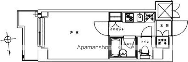 ＪＲ中央線 大久保駅 徒歩9分 10階建 築20年の間取り写真