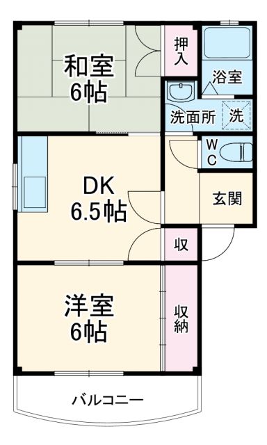 ＪＲ東海道本線 豊橋駅 徒歩13分 2階建 築25年の間取り写真