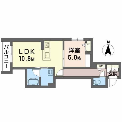 シャーメゾン レグ 北山の間取り写真