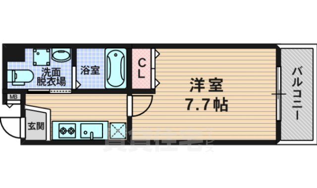 セレブコート豊新の間取り写真