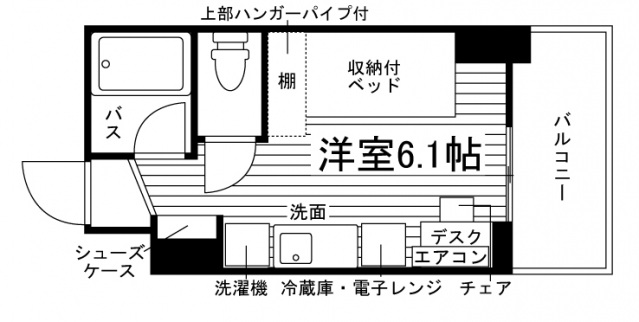 ＪＲ中央線 三鷹駅 徒歩6分 14階建 築3年の間取り写真