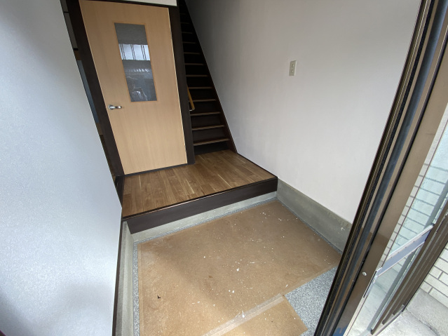 竹林住宅の玄関写真