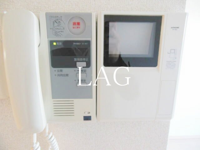 セキュリティ　モニター付インターフォンです。