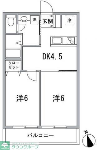 富士見マンションの間取り写真