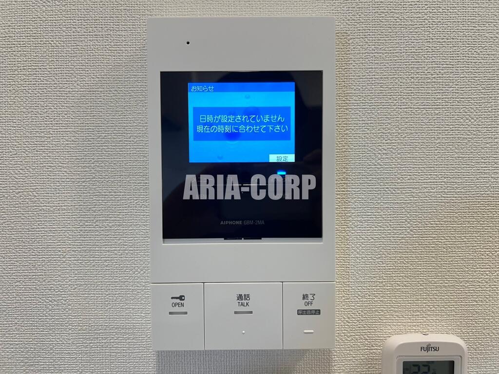 セキュリティ　TV付きモニターホン標準装備♪