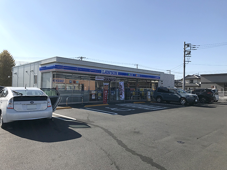 コンビニ　ローソン 前橋元総社町蒼海店（コンビニ）まで406m