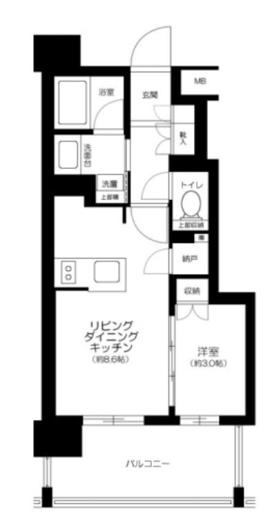 グローリオ田町の間取り写真