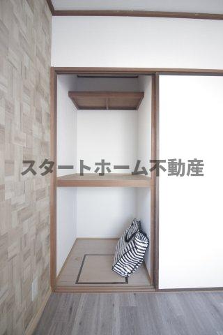 収納　大きなスペースがあり、収納には困りません