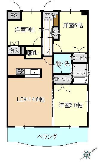 グランパルク日和田の間取り