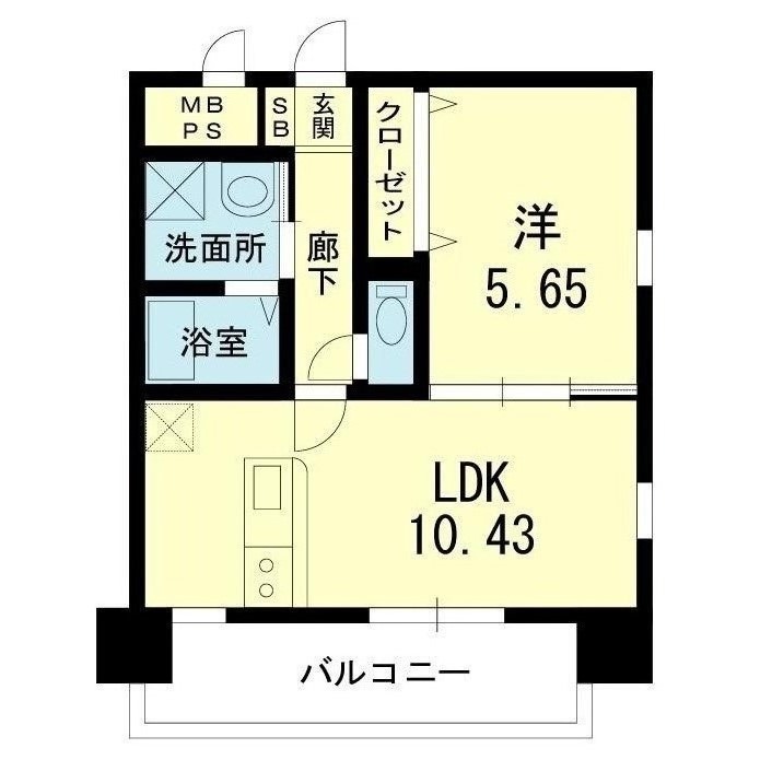 ロマージュ上通並木坂の間取り