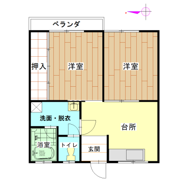 サンヴェールマロニエの間取り