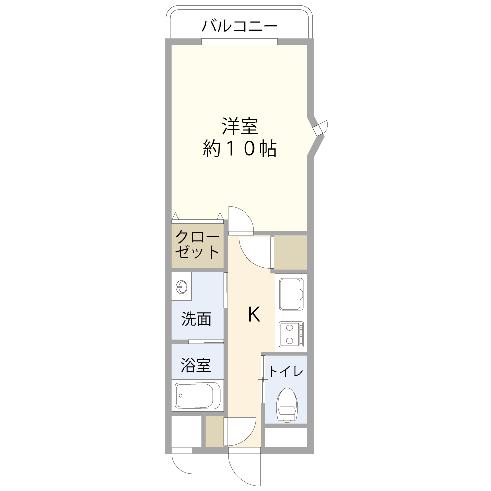 トレステーラ賀来の間取り