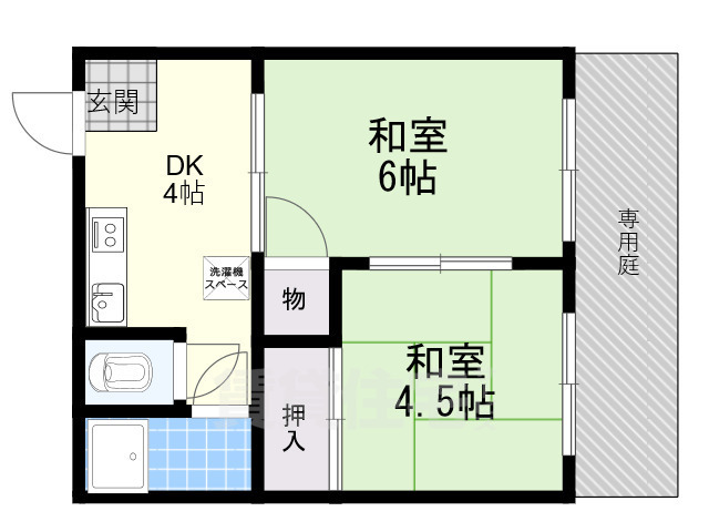 仲角荘の間取り