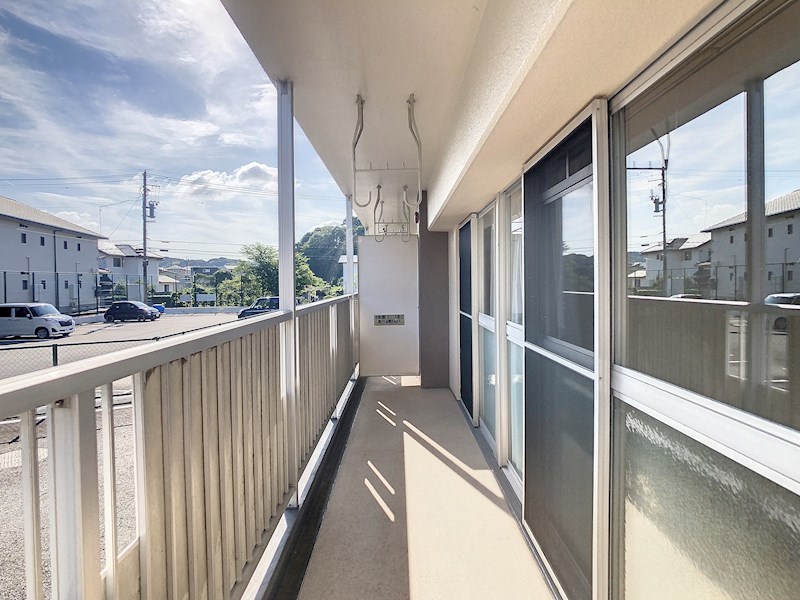 バルコニー　広々ベランダ♪
