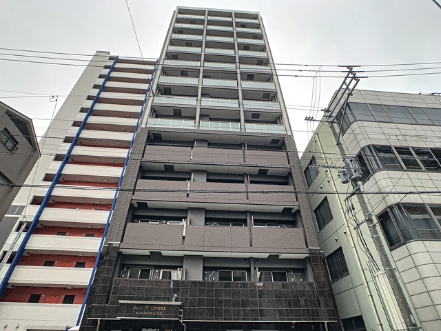 福岡市博多区須崎町のマンションの建物外観