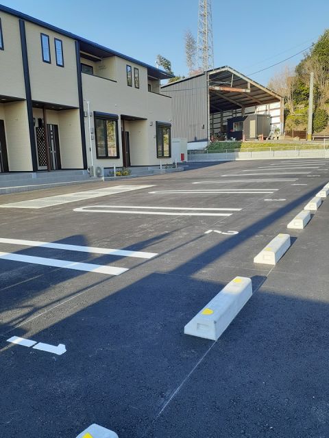 【みやま市高田町下楠田のアパートの駐車場】