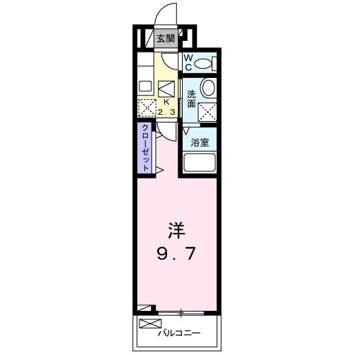 アリエッタ福室Ｍの間取り