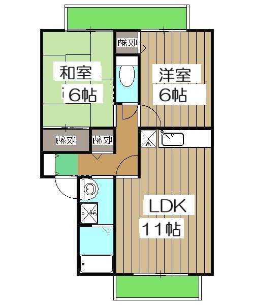 フィオーレ桂の間取り