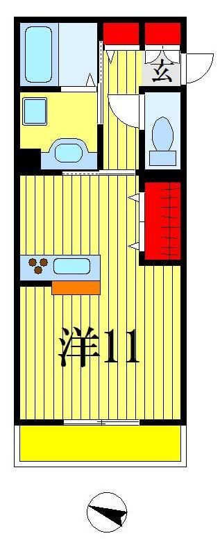 エヴァーラスティング千葉の間取り