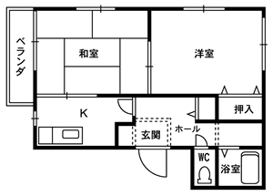 樹立IIの間取り