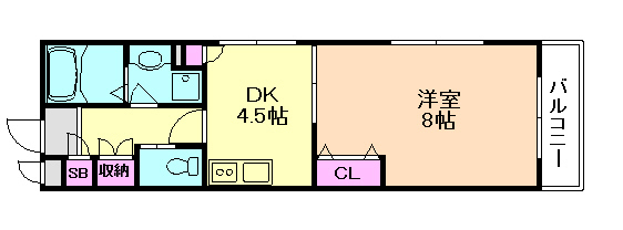 GM HILLS加島の間取り