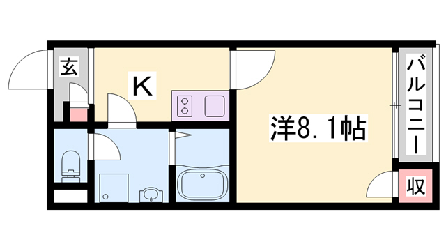 レオネクストカサグランデの間取り