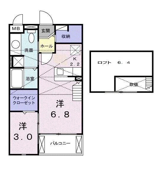 エクストラ　ステージ　Iの間取り