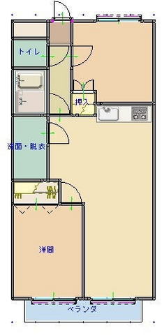 Surplus　Threeハイマート明金Aの間取り