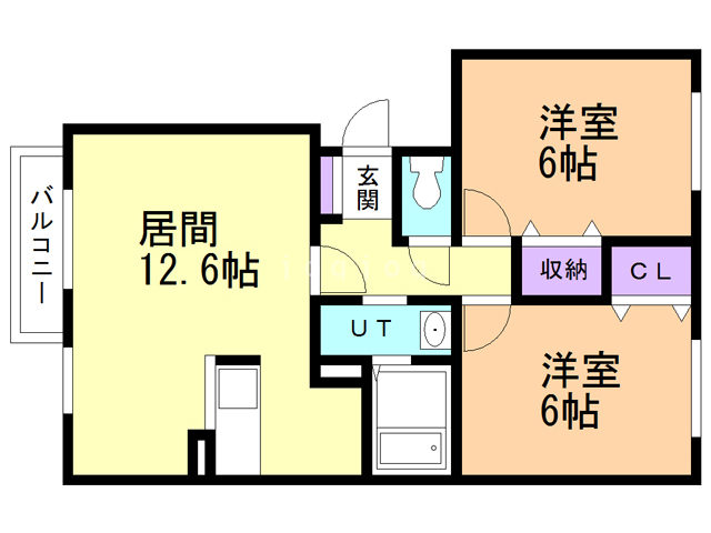 ベルグランデＣの間取り