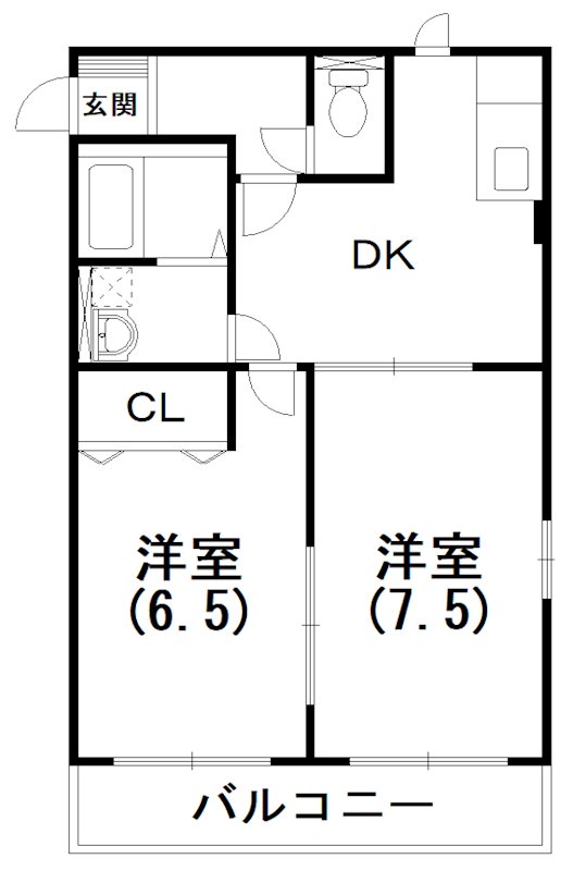 ティアラVの間取り