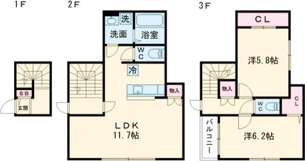 グランパーク南千住の間取り