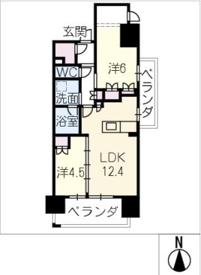 オーパスレジデンス名古屋ステーションの間取り