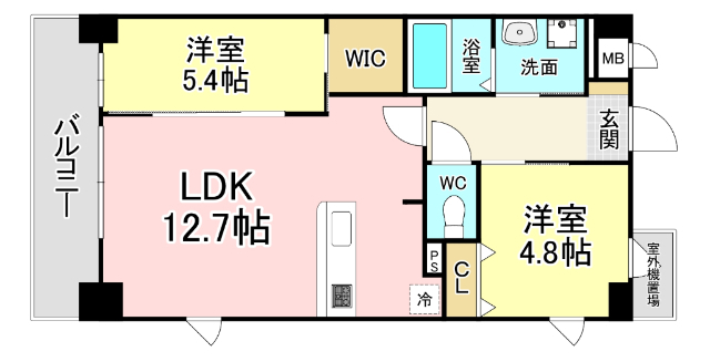 仮称）ＭＤＩマンション門司駅前の間取り