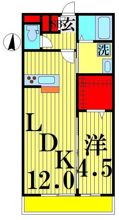 アンクレージュの間取り