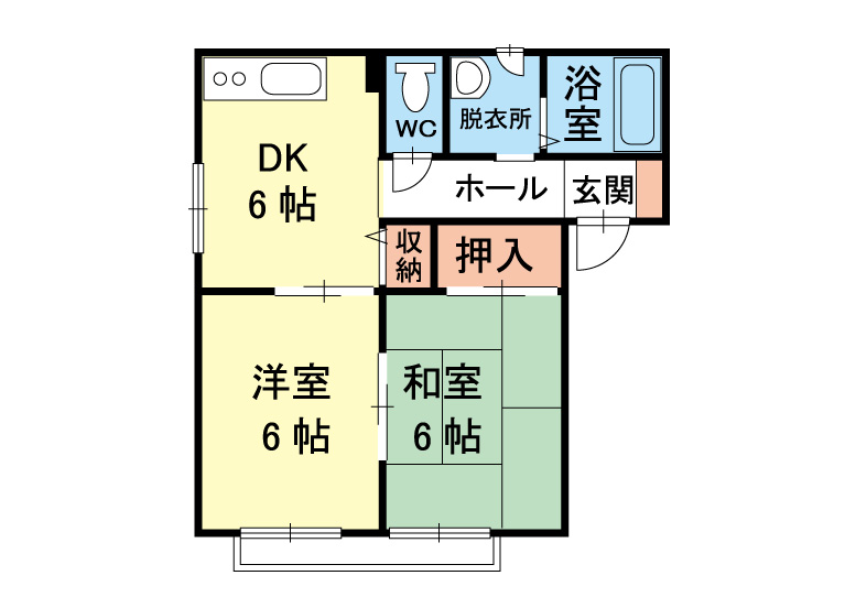 グランシード片間の間取り