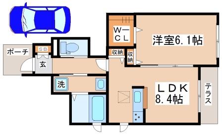 シャンパーニュの間取り