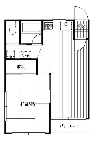 【昭島市美堀町のマンションの間取り】