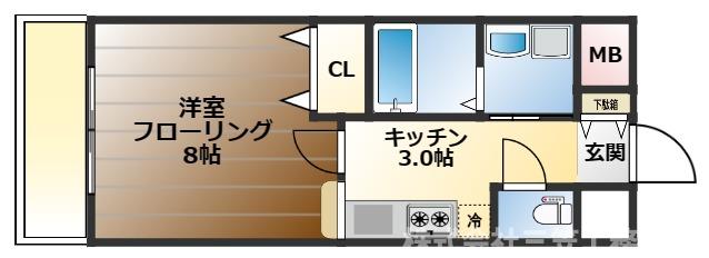 アーモンド樟葉の間取り