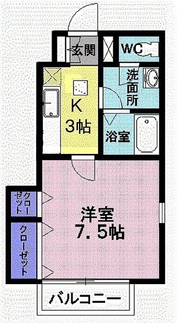 サンシャイン　アヴェニューの間取り