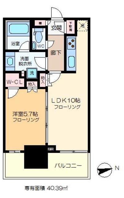 アトラスタワー曳舟の間取り