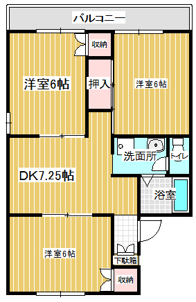 【エミネンスAの間取り】