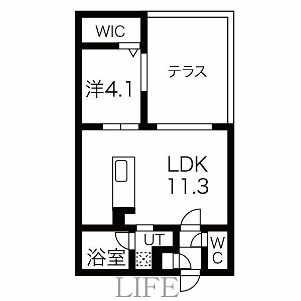 ALPHA新札幌の間取り