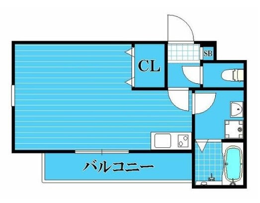 八千代市大和田のアパートの間取り