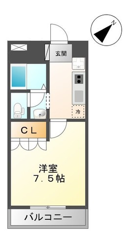 コーポ・ロコモーションKの間取り