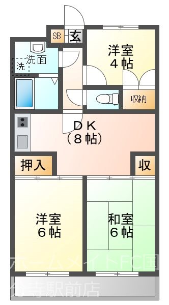 サンコート椙田の間取り